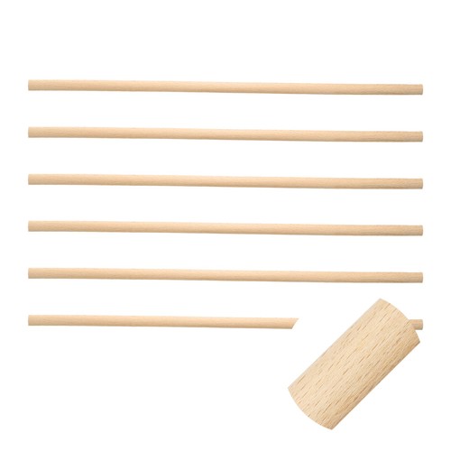 6pcs cornice legno - legno, 15.75",