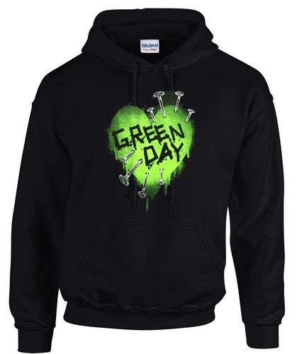 Felpa con cappuccio green - felpa,