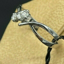 Anello Trilogy oro bianco 18kt