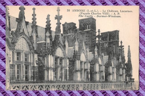 Cartolina amboise il - amboise,