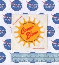 ADESIVO STICKER VINTAGE AUTOCOLLANT AUFKLEBER SKI SCI CAMPO BLENIO TICINO