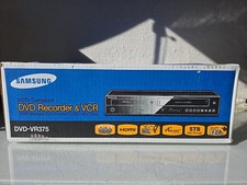 Samsung DVD-VR375 DVD/VCR Combo VHS a DVD registratore con scatola + manuali - senza telecomando