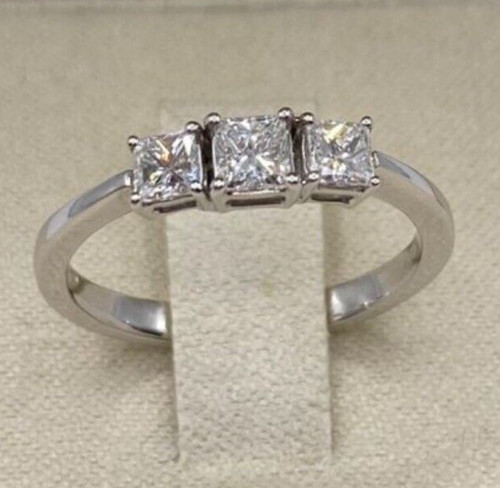 Anello trilogy oro bianco - trilogy, 18