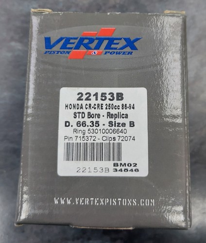 Pistone honda cr250 vertex - pistone,