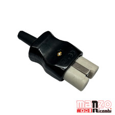 Presa in Porcellana 2P+T. Adatto per fornelli elettrici, stufe e ferri da stiro.