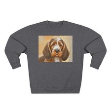 Felpa girocollo unisex Basset