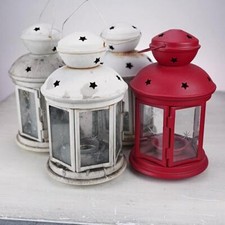 lotto di quattro lanterne porta candele