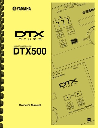 Yamaha dtx 500 modulo - yamaha, trigger
