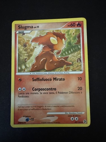 Carta pokemon slugma 106 - carta, 83/106
