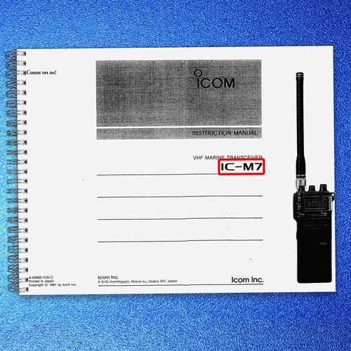 Icom vhf marine - ic-m7,
