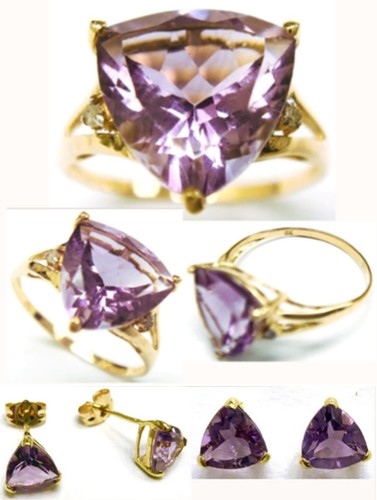 Parure ametista anello - anello, e