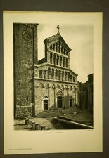 Tavola fotografica proveniente dalla rivista XX° Secolo anni 30 circa Cagliari