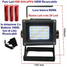 FARO FARETTO LED COB 10W CON 3