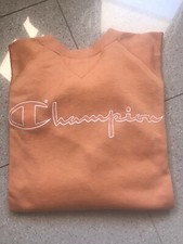 Champion Felpa Garzata Uomo Tg M Color Salmone/arancione In Cotone Usata Poco
