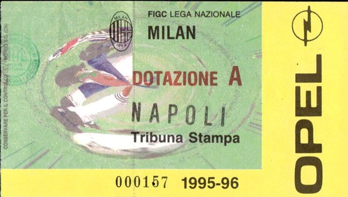 Biglietto stadio milan - biglietto,