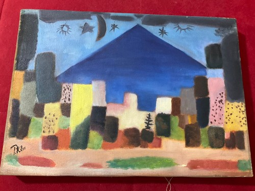Paul klee quadro olio tela - olio, su