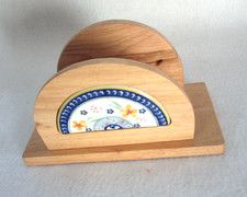 Portatovaglioli Tavola Vintage Legno Porta Tovaglioli Salviette cena Banchetto