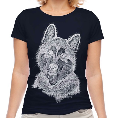 Shirt donna stampata alaskan - t-shirt,