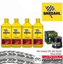 TAGLIANDO OLIO BARDAHL XTC C60 10W40 FILTRO HONDA CBR 600 RR 2003 2004 2005 2006