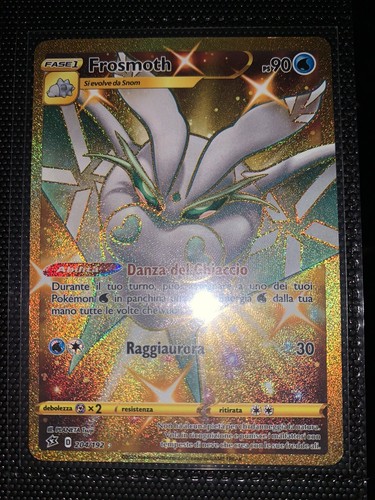 Carta pokemon frosmoth gold - pokemon,