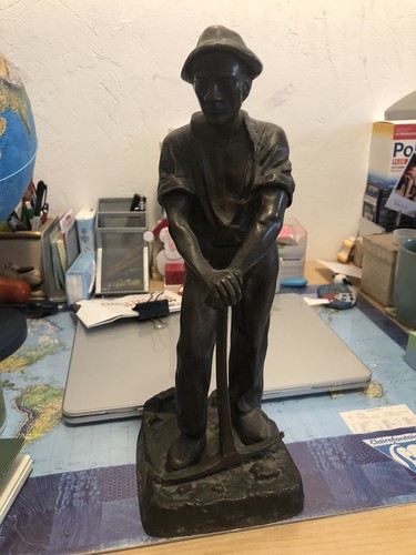 Bronzetto minatore - minatore,
