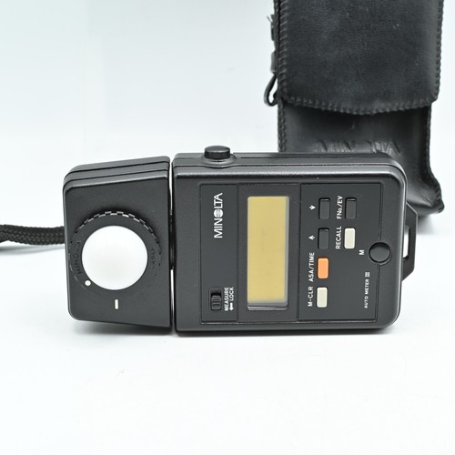 Minolta auto flash meter - auto, iii