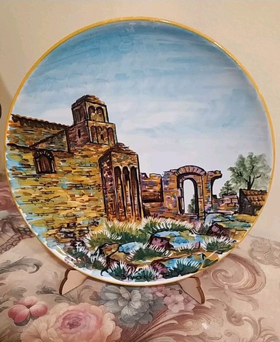 Piatto decorativo ceramica - piatto,