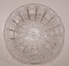 Centrotavola/Vassoio RCR Royal Cristal Rock. Hand Cut. Cristallo. Anni 70.