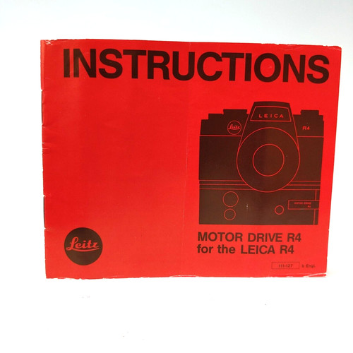 Leica motor drive per - drive,