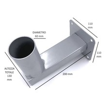 STAFFA FISSAGGIO A MURO PER SPECCHIO PARABOLICO