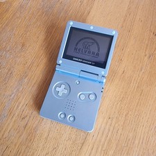Gameboy Advance SP GRIGIO CONSOLE Nintendo FUNZIONANTE con CARICATORE AGS-001