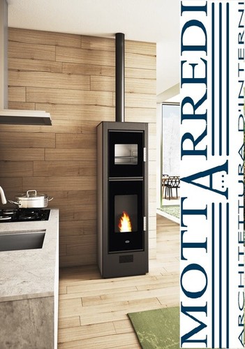 Stufa pellet canalizzabile - , con