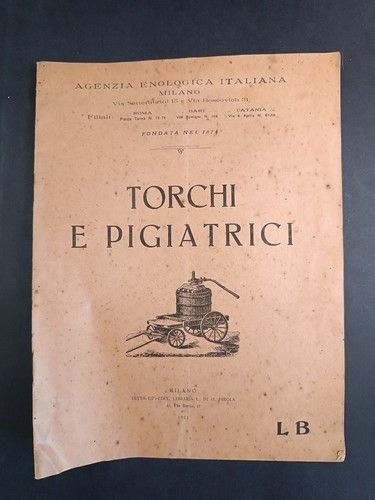 Catalogo torchio pigiatrice - catalogo,