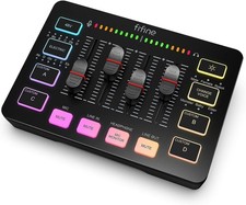 ?️ FIFINE SC3 Gaming Audio Mixer – 4 Canali RGB Interfaccia XLR ?️