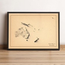 Mappa Oceania, Oceania 2D