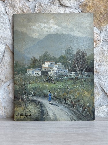 Quadro paesaggio dipinto - quadro, -paesaggio-
