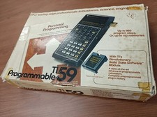 TI59 CALCULATOR, WORKING, IN