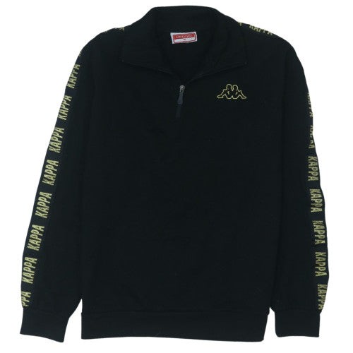 Felpa kappa donna nera - felpa,