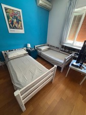 letti singoli originali Flexa classic; si possono montare come letto a castello.