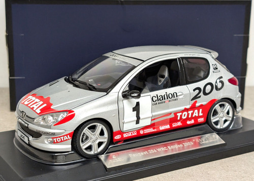 Norev peugeot 206 wrc - 1:18,