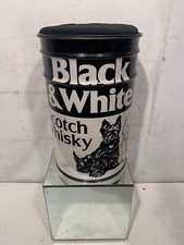 Bidone Contenitore Pubblicitario Black&White Whisky