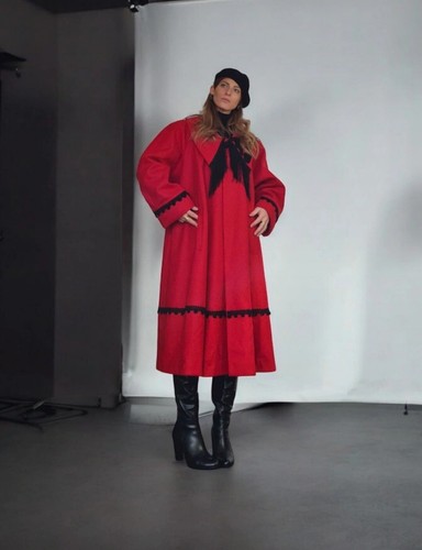 Cappotto vintage donna rosso - vintage,