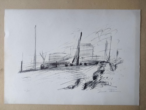 Ernesto treccani litografia - -,