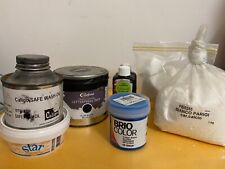 Materiali per incisione: lastra di zinco, linoleum, inchiostro calcografico