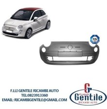 FIAT 500 DAL 2007 PARAURTI ANTERIORE CON PRIMER CON FORI INTERNI MODANATURA