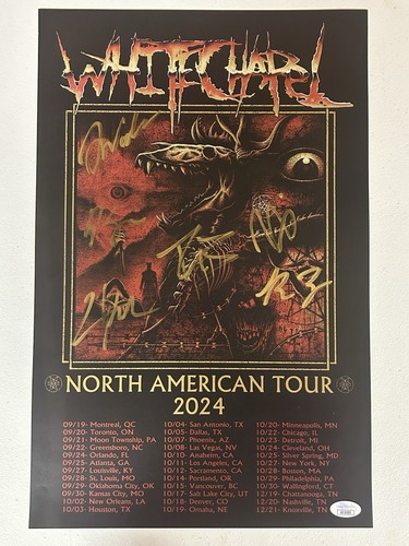 Poster tour 11x17 firmato - poster,