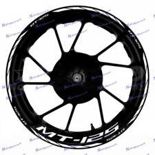 Per Yamaha mt-125 MT125 decalcomanie ruota decorazione cerchio impermeabile riflettente
