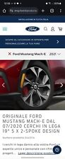 Cerchi In Lega ORIGINALI Ford Mustang Mach E da 19
