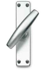 CREMONESE MANIGLIA FINESTRA ALLUMINIO ARGENTO SICMA MOD MASTER SATINATO C/PERNO