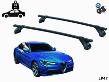BARRE PORTATUTTO PORTAPACCHI TETTO PER ALFA ROMEO GIULIA 2016- PORTATA 75 KG